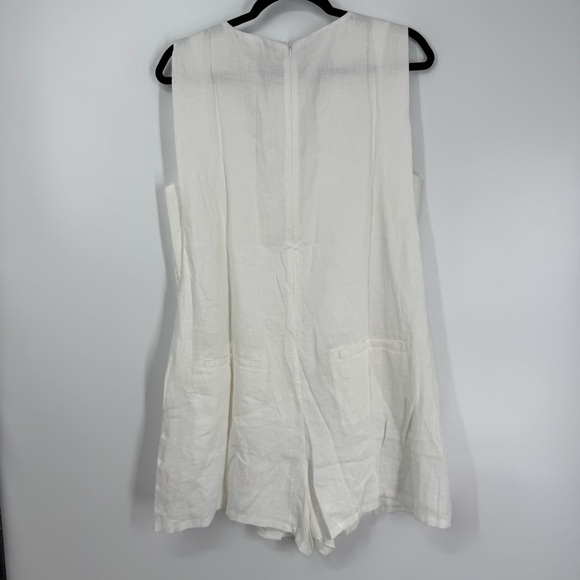 NWT Banana Republic PINNACLES LINEN ROMPER - Picture 10 of 13